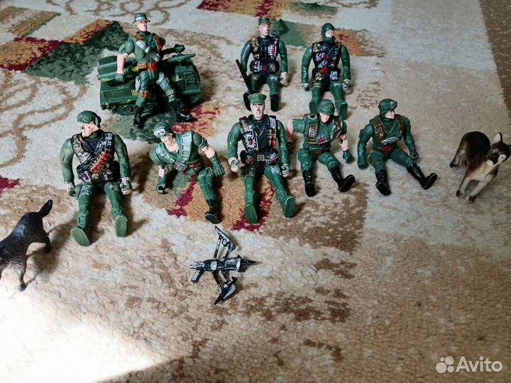 Солдаты с машинами