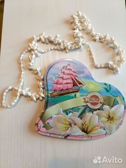 Колье ожерелье из ракушек и серьги