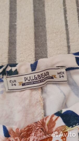 Шорты хлопок xs, pull&bear