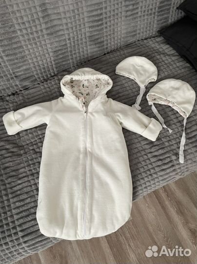 Конверт на выписку для девочки весна-осень