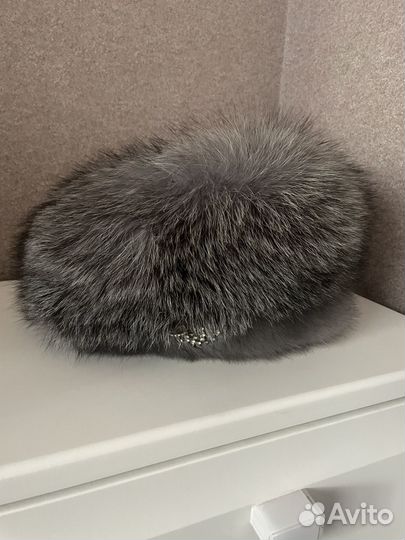 Шапка женская чернобурка