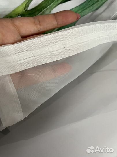 Новый комплект штор для кухни Тропики