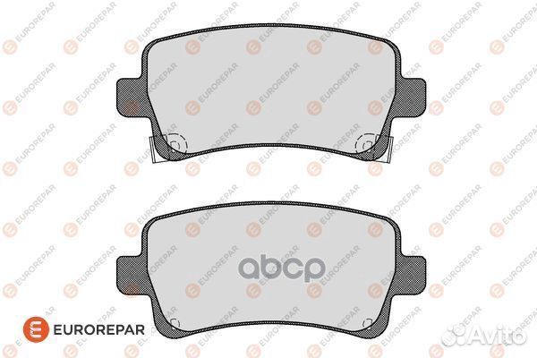 Колодки тормозные дисковые зад 1617287180 E