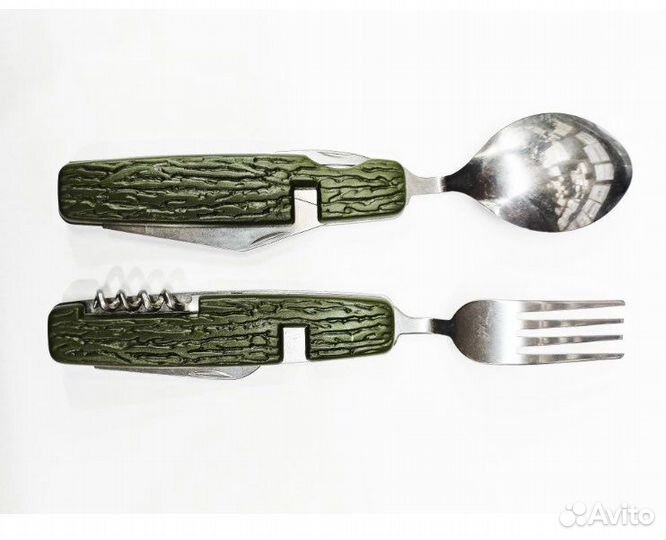 Походный туристический набор 6в1 Ложка/вилка