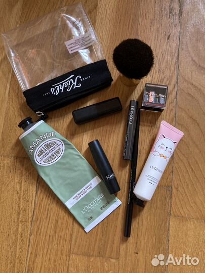 Косметика пакетом L'occitane, Clarins, Kiko