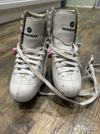 Коньки фигурные nordway 29 размер