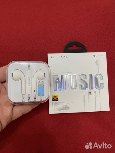 Проводные наушники на iPhone