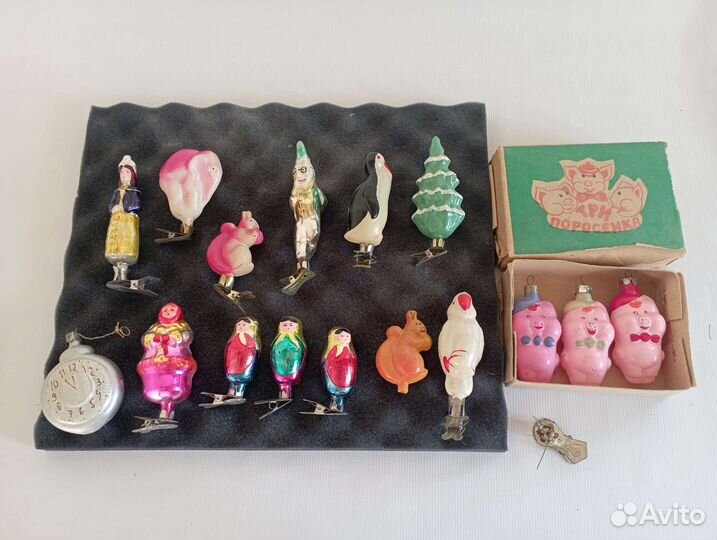 Елочные игрушки СССР