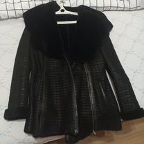 Дубленка натуральная женская 46 48 бу