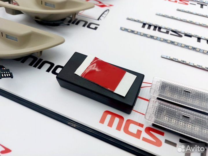 Подсветка салона Ambient устричная BMW 5 F10 ф10