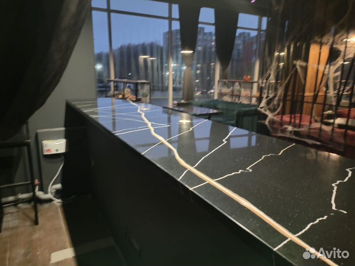 Столешница из искусственного камня с замером