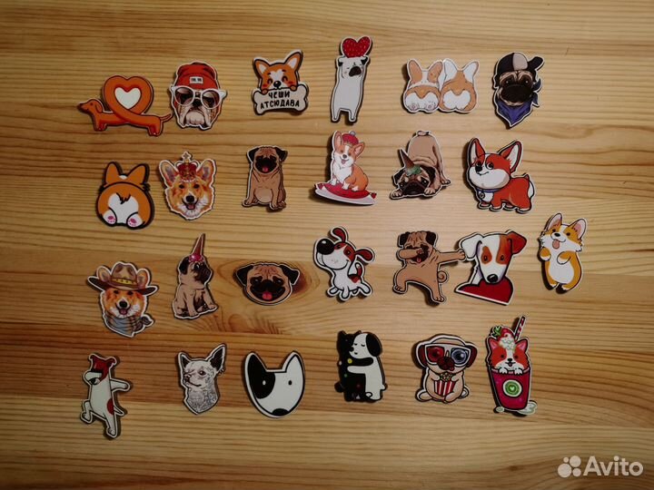 Деревянные значки