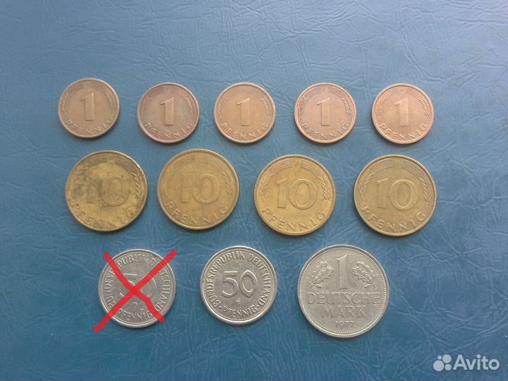 Монеты Германии - пфенниги,марки - продажа - обмен