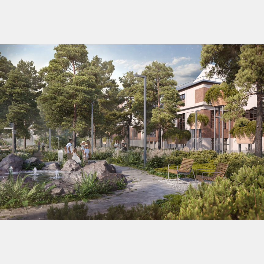 1-к. апартаменты, 54,9 м², 4/5 эт.