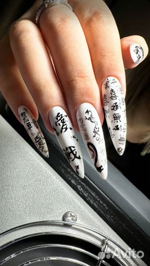 Наращивание маникюр гель лак коррекция