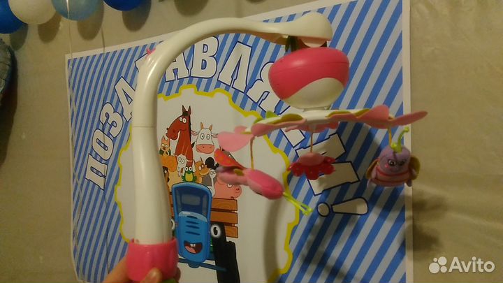 Мобиль+погремушка-подвеска