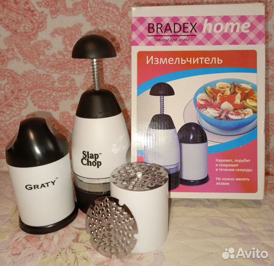 Измельчитель для кухни bradex home+терка для сыра