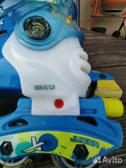 Роликовые коньки детские раздвижные