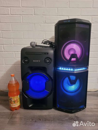 Аренда колонки с микрофонами