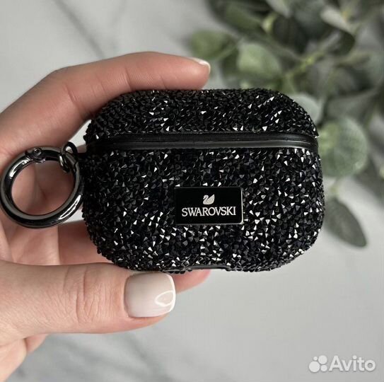Чехол Swarovski с кристаллами на airpods pro /pro2
