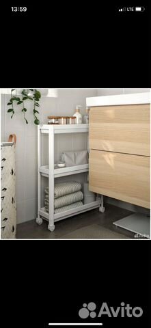 Тумба тележка IKEA вескен