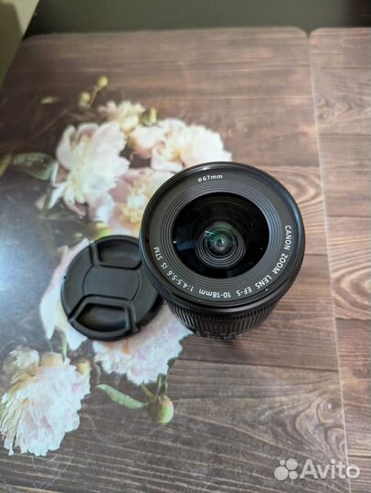 Объектив Canon EF-S 10-18mm f/4.5-5.6 IS STM