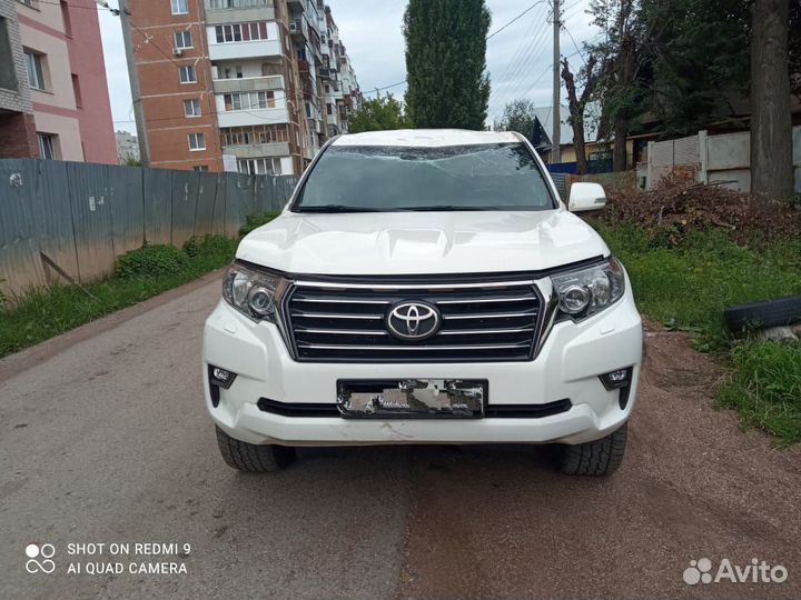 Toyota Land Cruiser Prado 2.7 AT, 2018, битый, 127 000 км