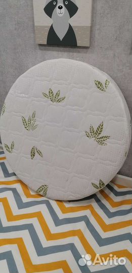 Матрас детский круглый 75*75 см