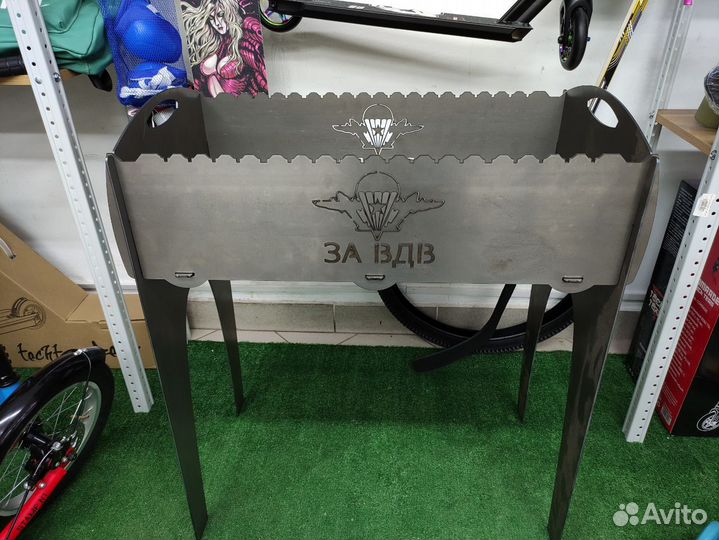 Мангал разборный с рисунком под заказ