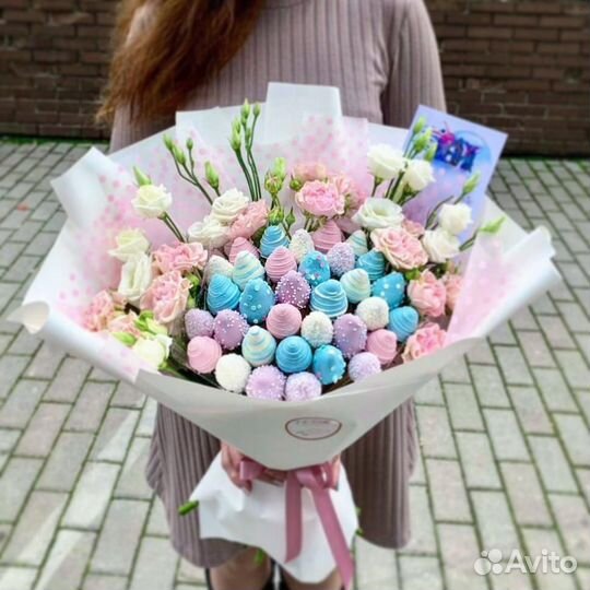 Боксы из клубники в шоколаде с доставкой