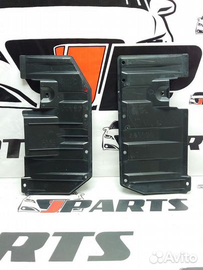 Защита днища кузова Mitsubishi Outlander II (2005—