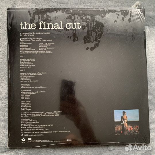 Pink Floyd-“The Final Cut