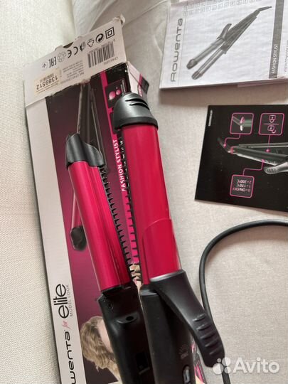 Мультистайлер Rowenta CF4512F0 черный, розовый