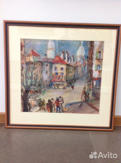 Графика Р. Каледина Вид Парижа