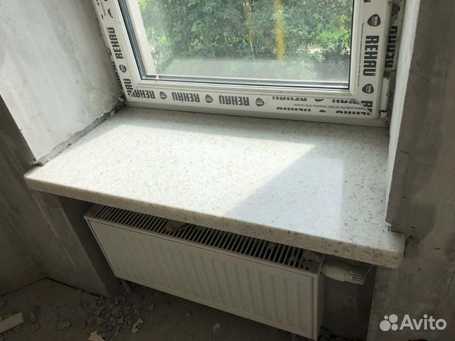 Подоконник из искусственного камня (акрил)