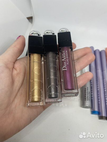 Жидкие тени и карандаши для глаз