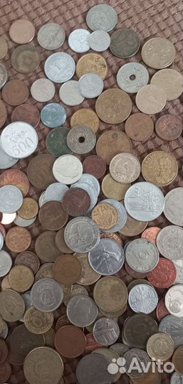 Набор иностранных монет. 165 штук без повторов
