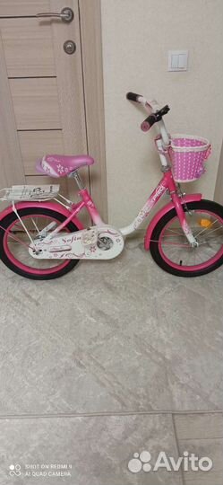Детский велосипед бу,радиус рамы16