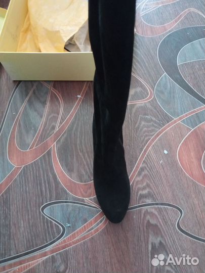 Продам сапоги замшевые Moda Donna