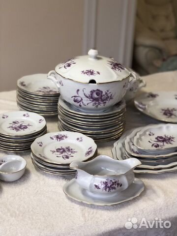 Сервиз столовый Чехословакия, 12персон