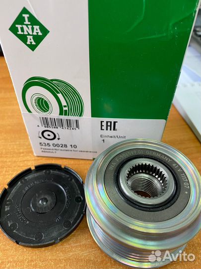 Обгонная муфта генератора 535002810 Ina Renault
