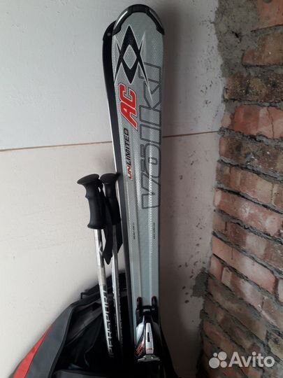 Горные лыжи с ботинками взрослые