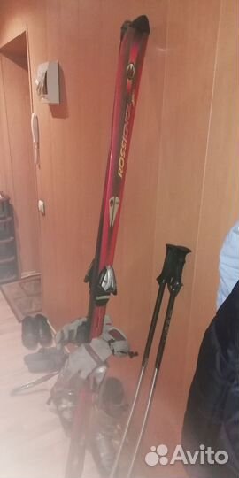 Горные лыжи с ботинками