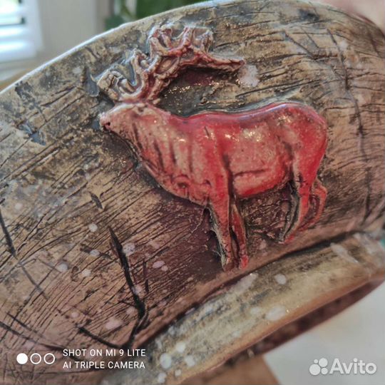 Салатник d 25см керамика ручная работа