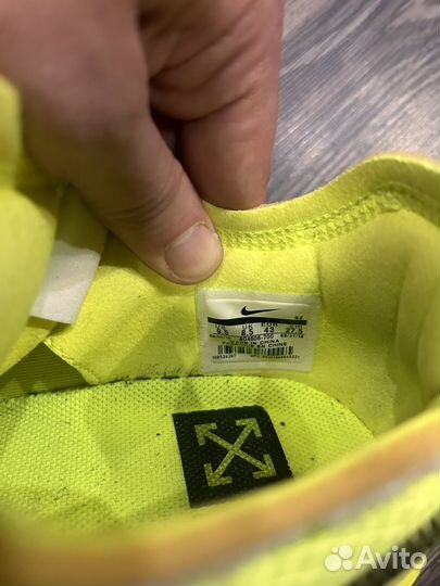 Кроссовки Nike Air Force 1 Low Off-White Volt