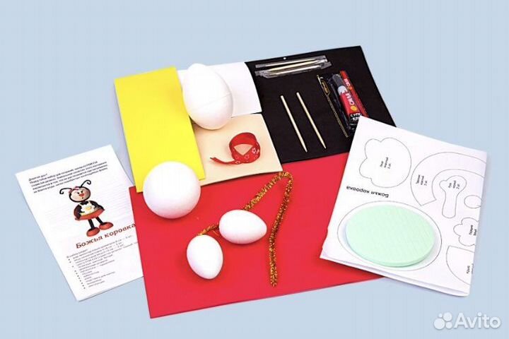 Божья коровка кукла своими руками