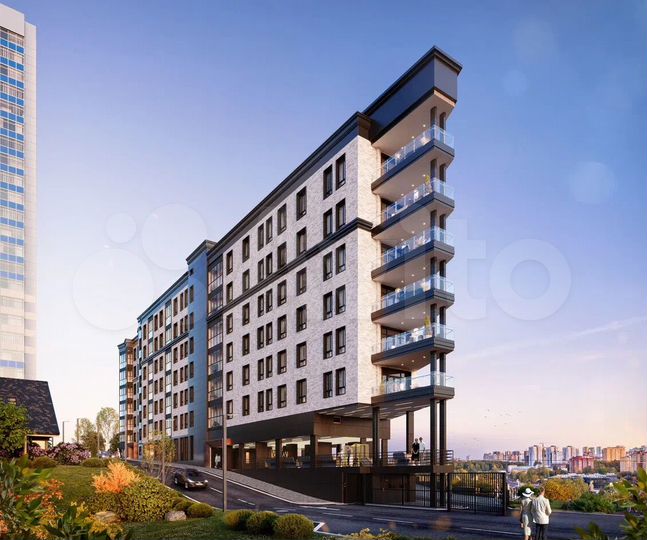 2-к. квартира, 43,9 м², 1/6 эт.