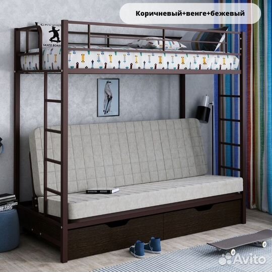 Раскладной диван-чердак