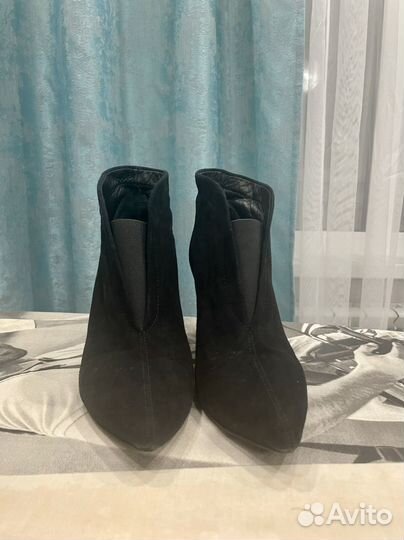 Ботильоны замшевые 40