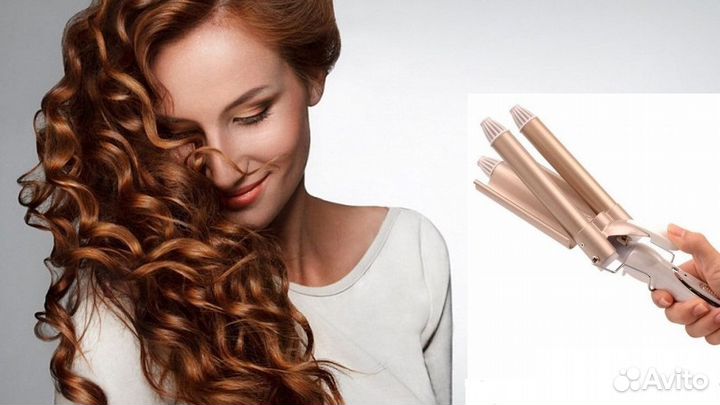 Плойка-волна тройная Gemei GM 1988